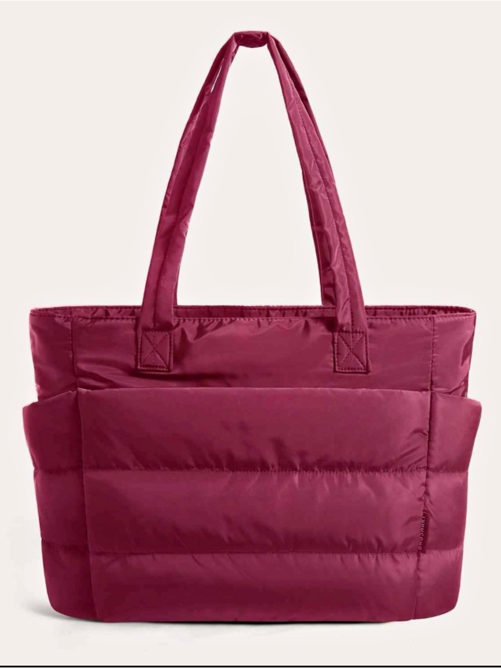 BAGSMART Lightweight Puffy Berry Tote Bag